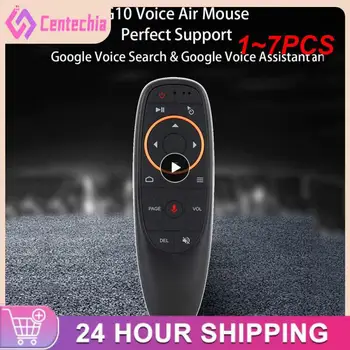1 ~ 7ШТ Fly Mouse G10S Голосовой Пульт Дистанционного Управления 2.4 G Беспроводной Гироскоп ИК Обучения для Android TV Box H96 X3
