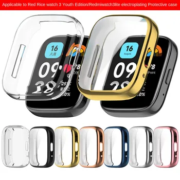 100% Новый Высококачественный Redmi Watch 3 Подвижная Крышка Полный Пакет Покрытия Защитной Рамки TPU Чехол Для Redmi Watch 3 Lite Case