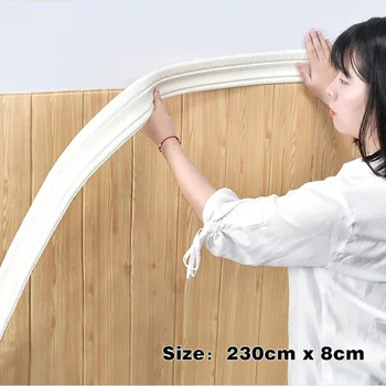 10ШТ 2,3 м * 8 см Линия плинтуса настенная паста 3D настенная паста самоклеящаяся линия ТВ фон