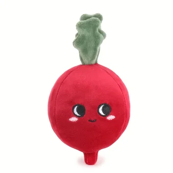 14 см Успокаивающая детская овощная игрушка в форме красной моркови, плюшевая игрушка для взаимодействия, серия Paradise