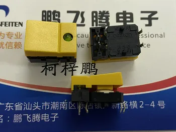 1ШТ Япония B3J-4300 сенсорный переключатель консоли кнопочный переключатель желтого цвета с зеленым индикатором