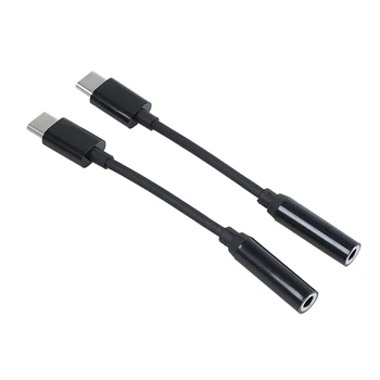 2 комплекта адаптера USB C для наушников 3,5 мм для Moto Z/Z Droid/Force/Play