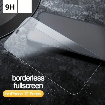 2шт Полноэкранная Защитная Пленка Для iPhone 12 Pro Max 11 14 Pro 15 Plus Закаленное Стекло Для iPhone 13 Mini 7 8Plus XR XS Max Glass