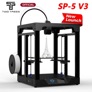 3D-принтер Twotrees SP-5 V3 Высокоскоростной Поток принтера Hotend Скорость печати 350 мм /с Двухступенчатый Экструдер С Прямым приводом Print PA/PC /P
