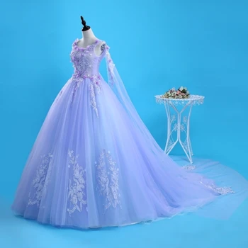Ashely Alsa Real Picture Пышные платья с 3D цветочным рукавом и запахом Бальное платье Vestido 15 Anos 16 Для девочек Праздничное платье для выпускного вечера