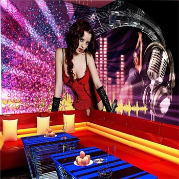 beibehang papel de parede обои для КТВ бара, настенная роспись, клубные ночные игры, развлечения, настенное покрытие на кокетливую тему, настенное покрытие