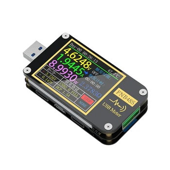 FNB48S USB Тестер Емкости Напряжения Измеритель Тока Монитор Анализатор Определения Мощности Инструменты Тестирования Без Bluetooth