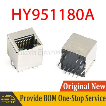 HY951180A HY951180 951111A Сетевой трансформатор rj45 с однопортовым разъемом RJ45 100Base-T Новый и оригинальный чипсет IC