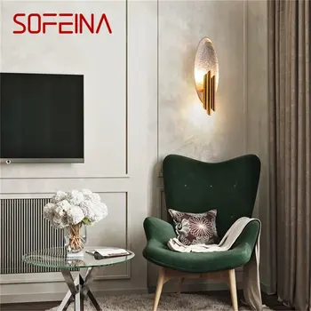 SOFEINA Nordic настенные бра в помещении, светильник в постмодернистском стиле для украшения домашней гостиной.