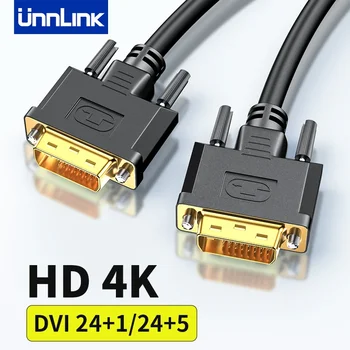 Unnlink 4K 30Hz DVI Кабель DVI-D 24+1/24+5 Адаптер типа 