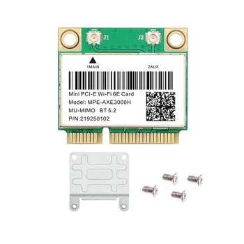 Wifi 6E MPE-AXE3000H Карта Mini PCI-E Wifi Bluetooth 5.2 Сетевая карта AX210 Беспроводной адаптер 802.11AX/AC