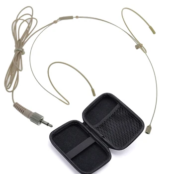 Высококачественный Головной Микрофон HM201 С Двумя Ушами Для Системы Sennheiser G2G3 G4 BeltPack System с Застежкой-молнией 3,5 мм Mono Lock