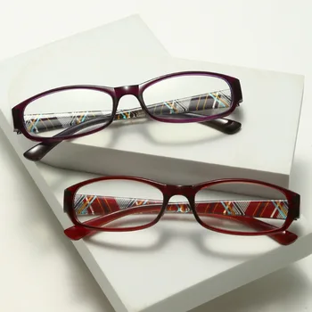 Женские очки для дальнозоркости с принтом для пожилых людей, очки для дальнозоркости с защитой от синего света из смолы Для снятия усталости