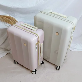 Женский чемодан с 20-дюймовым бесшумным вращением Hinomoto, мужской чемодан с 24-дюймовой тележкой, ультралегкий
