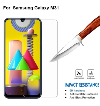 Защитное стекло для Samsung Galaxy M31 Протектор экрана из закаленного стекла для Pantalla Galaxy M31S SM-M315F/DS Pelicula de vidro