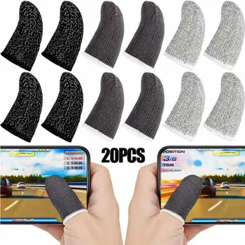 Защищающий от пота игровой рукав для пальцев PUBG Professional Touch Screen Thumbs Sleeve Перчатки для игр на экране мобильного телефона