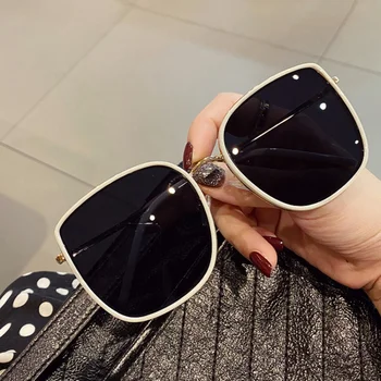 Квадратные солнцезащитные очки Женские Дизайнерские Роскошные Солнцезащитные очки Женские Классические Винтажные очки UV400 для отдыха на открытом воздухе