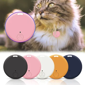 Кошка Собака GPS Bluetooth 5,0 Трекер, устройство защиты от потери, Круглое устройство защиты от потери, Сумка для домашних животных, Кошелек, отслеживание, умный искатель, локатор
