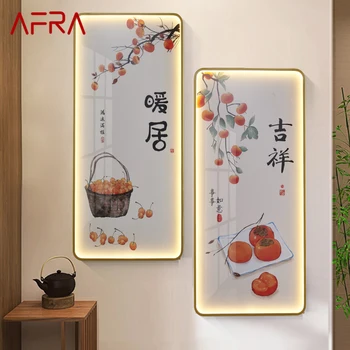 Настенный светильник AFRA Modern Picture LED, китайская креативная простая настенная лампа-бра для дома, гостиной, кабинета, коридора, декора