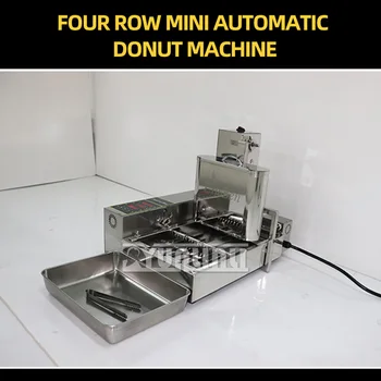 Настольная интеллектуальная полностью автоматическая машина для производства пончиков, машина для производства пончиков с постоянной температурой из нержавеющей стали