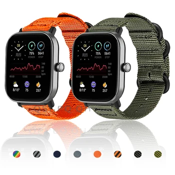 Нейлоновый Ремешок на запястье для Amazfit GTS 2 Mini Smart Watch Band Спортивный Браслет Для Xiaomi watch s1 для Amazfit Bip S/U/Pro/ GTR