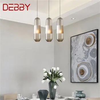Подвесной светильник DEBBY Nordic Современные Креативные светодиодные лампы Светильники для домашней Декоративной столовой