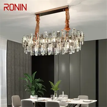 Подвесной светильник RONIN, роскошная круглая светодиодная лампа в постмодернистском стиле Для украшения дома, гостиной