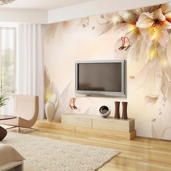 Пользовательские Фотообои beibehang 3D Стерео Минималистичный Современный фон для телевизора в гостиной Фреска Защита окружающей среды 3D Обои