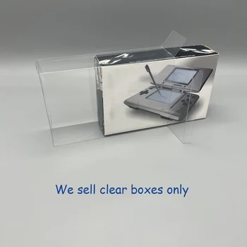 Прозрачная пластиковая крышка из ПЭТ-пластика для консоли версии NDS для США, коллекционные коробки для хранения ограниченной серии, прозрачная витрина для хранения