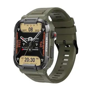 Прочные Военные Смарт-часы Мужские Для Android Ios Ftiness Watches Ip68 Водонепроницаемые 1.85 