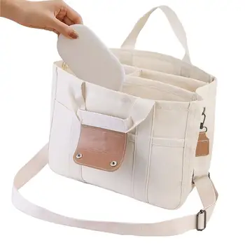 Рабочие сумки-тоут, холщовая сумка-тоут с несколькими карманами, сумка для мамы, детская дорожная сумка, сумка для подгузников, рюкзак и сумка-тоут для