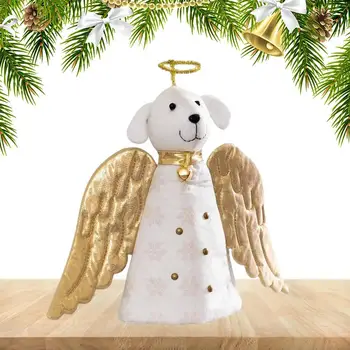 Рождественская елка, Ангельский топпер, Собачий Ангел, Елочный топпер на Рождество, Подвесные украшения в виде ангела, Рождественские подвески для свадьбы