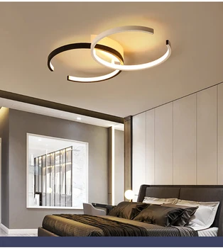 Современный Светодиодный Потолочный Светильник Dimmable LED Acrylic Ceiling Lamp Flush Mount Потолочная Люстра для Гостиной Столовой