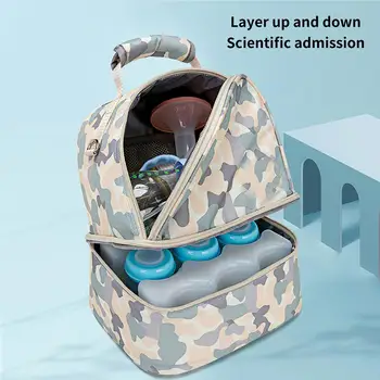 Сумка-холодильник для детских бутылочек, универсальные водонепроницаемые изолированные сумки большой емкости