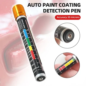 Тестер покрытия автомобильной краской с магнитным наконечником, индикатор шкалы, Автоматическая ручка для толщины краски, Инструменты для краш-теста, измеритель толщины покрытия, краш-контрольный тест