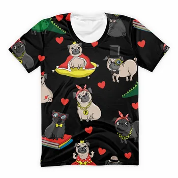 Футболка с забавными собаками, семейная футболка Harajuku Dachshund, Кавайные черные топы, женские крутые летние Классические топы для хипстеров, уличная одежда для пары
