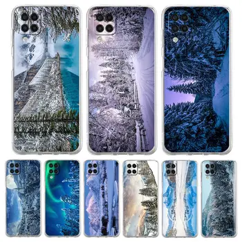 Чехол для телефона Winter Nature Snow Travel Art Для Samsung Galaxy A51 A71 A21S A12 A11 A31 A41 A03S A13 A33 A73 A53 A52 A32 5G Чехол