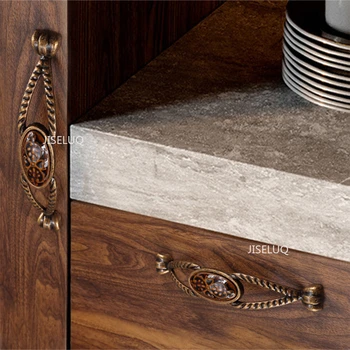 Шкаф-купе, шкаф для мебели, фурнитуры, аксессуаров, дверных ручек, винтажной керамической ручки, ручки для шкафа из античной бронзы