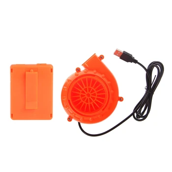 Электрический мини-вентилятор Воздуходувка для надувной игрушки Костюм для куклы на батарейках