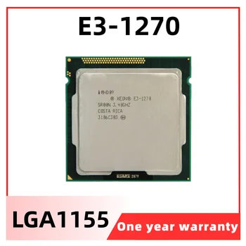 Xeon E3-1270 E3 1270 Четырехъядерный процессор 3,4 ГГц Процессор 8M 80W LGA 1155 электронные компоненты E3-1270